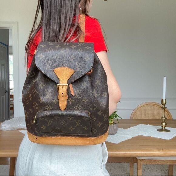 ✅AUTHENTIC✅LOUIS VUITTON MONO MONTSOURIS BACKPACK MM - Picture 3 of 15